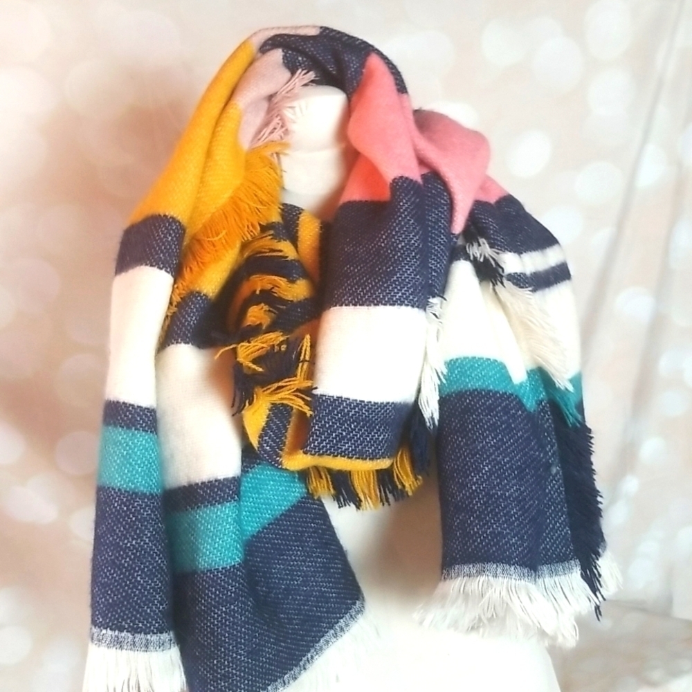 SOFT Colorblock Winter Scarf